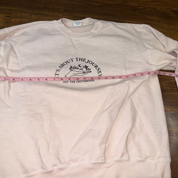 Cream Graphic Sweatshirt – Women’s Size M - Picture 7 of 10